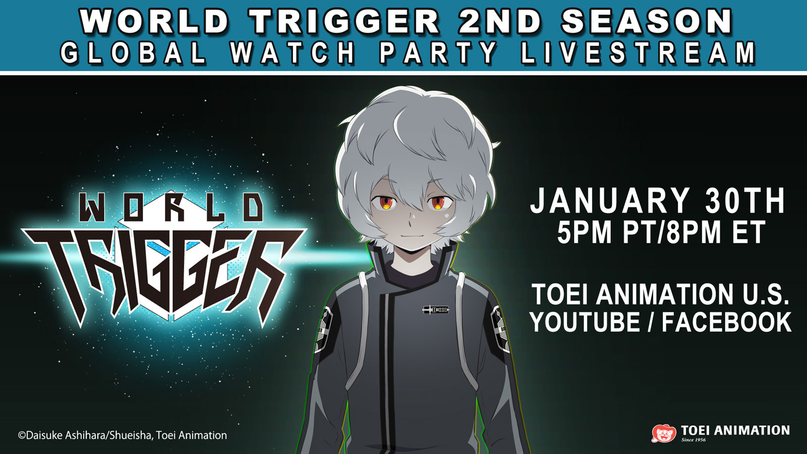 TOEI ANIMATION ANNOUNCES GLOBAL WATCH PARTY EVENT IN CELEBRATION OF WORLD TRIGGER SEASON 2 PREMIERE