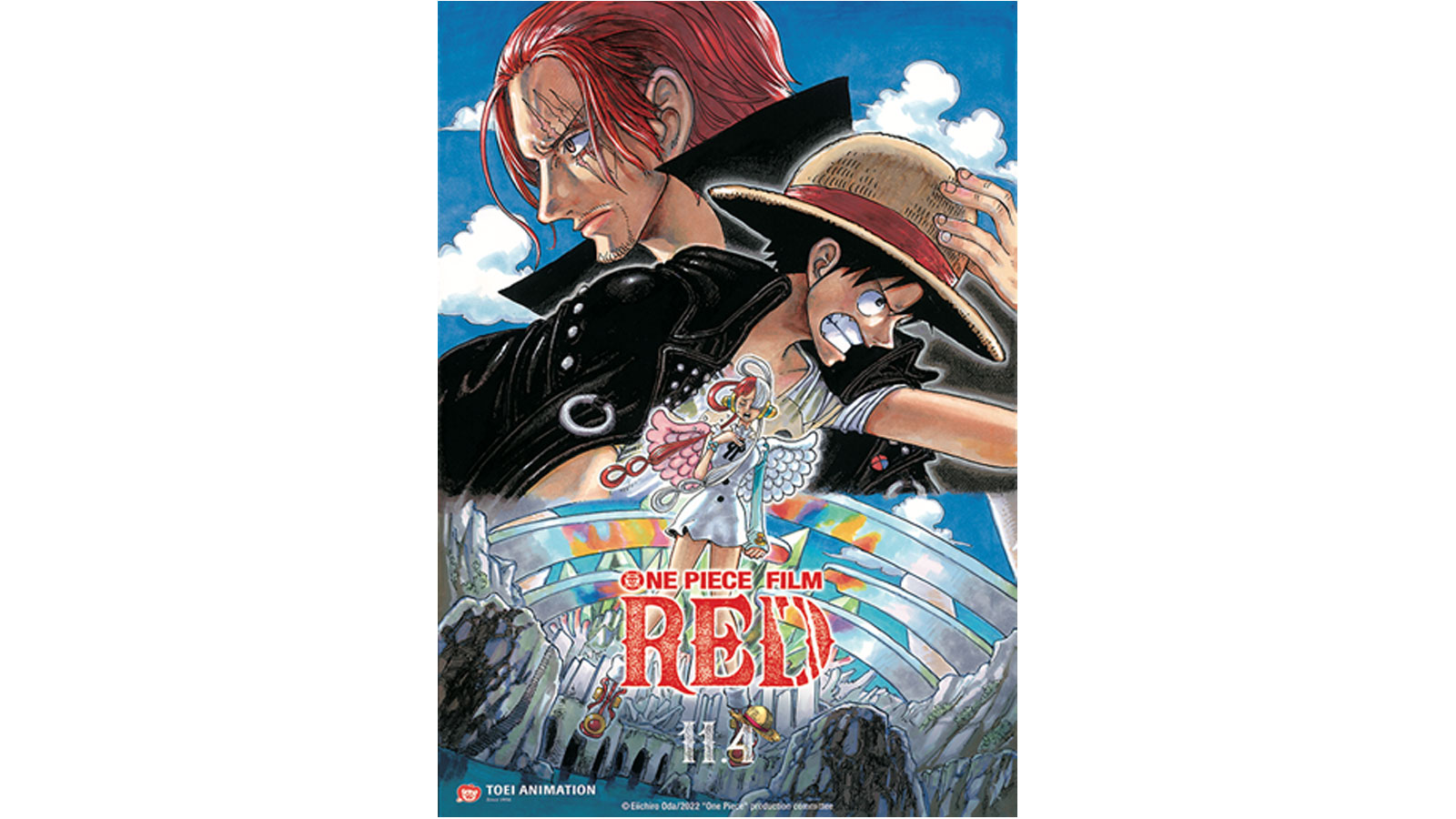 ONE PIECE FILM RED COMING TO THEATERS IN BOTH ENGLISH SUB AND DUB THIS NOVEMBER *NEW POST*